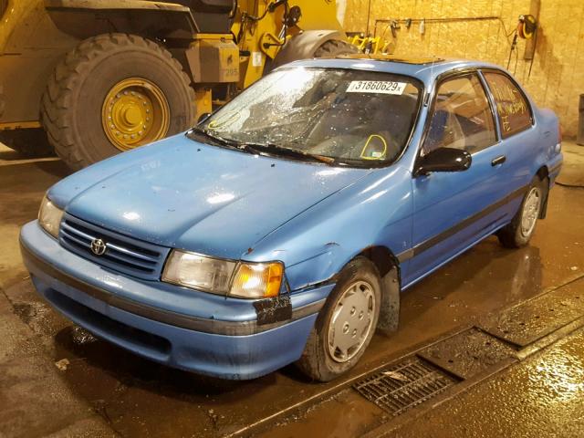 JT2EL43B9M0078857 - 1991 TOYOTA TERCEL DEL BLUE photo 2