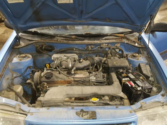 JT2EL43B9M0078857 - 1991 TOYOTA TERCEL DEL BLUE photo 7