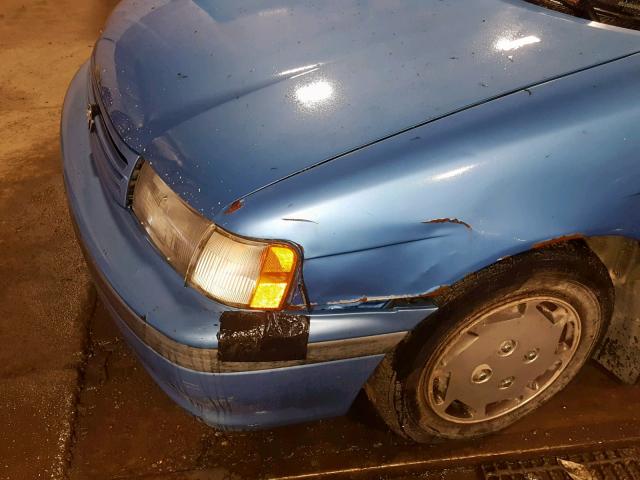 JT2EL43B9M0078857 - 1991 TOYOTA TERCEL DEL BLUE photo 9