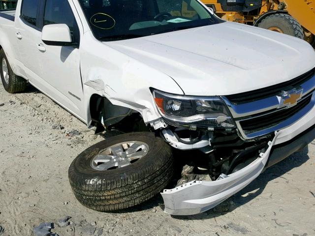 1GCGSBEN7J1275627 - 2018 CHEVROLET COLORADO WHITE photo 9