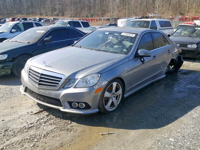 WDDHF5GB8AA198074 - 2010 MERCEDES-BENZ E 350 GRAY photo 2