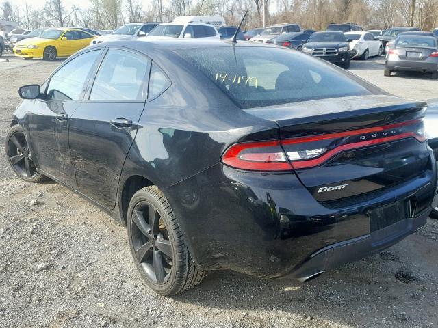 1C3CDFBB1FD253448 - 2015 DODGE DART SXT BLACK photo 3