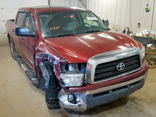 5TBDV541X8S497692 - 2008 TOYOTA TUNDRA CRE MAROON photo 1