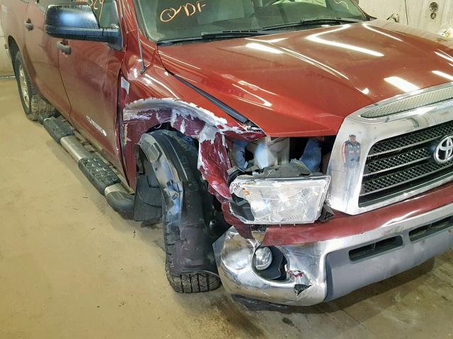 5TBDV541X8S497692 - 2008 TOYOTA TUNDRA CRE MAROON photo 9