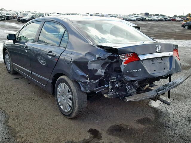 19XFA1F38BE014964 - 2011 HONDA CIVIC VP GRAY photo 3