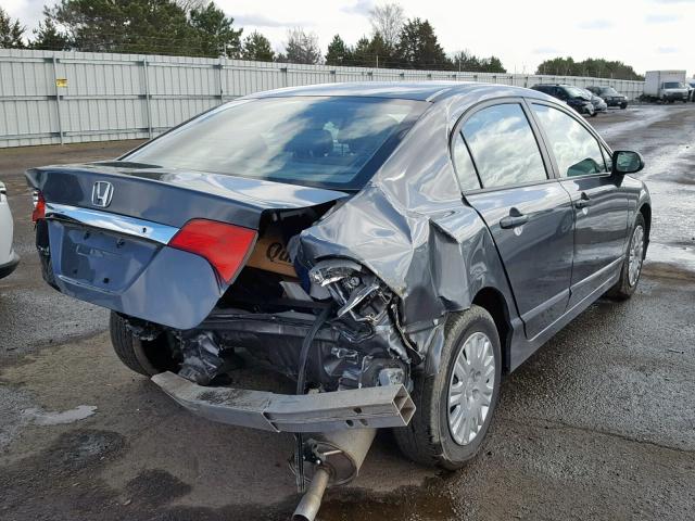 19XFA1F38BE014964 - 2011 HONDA CIVIC VP GRAY photo 4