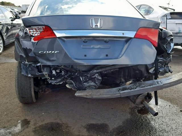 19XFA1F38BE014964 - 2011 HONDA CIVIC VP GRAY photo 9