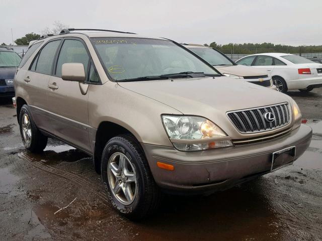 JTJHF10U510232473 - 2001 LEXUS RX 300 BEIGE photo 1