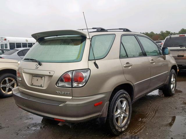 JTJHF10U510232473 - 2001 LEXUS RX 300 BEIGE photo 4