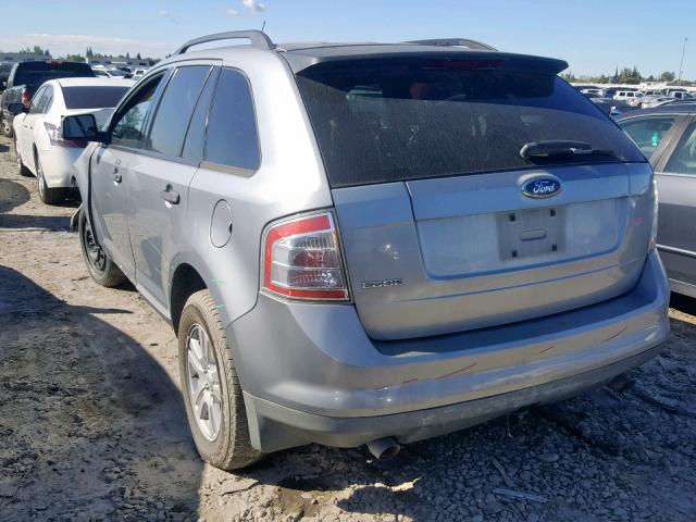 2FMDK36C87BA57081 - 2007 FORD EDGE SE GRAY photo 3