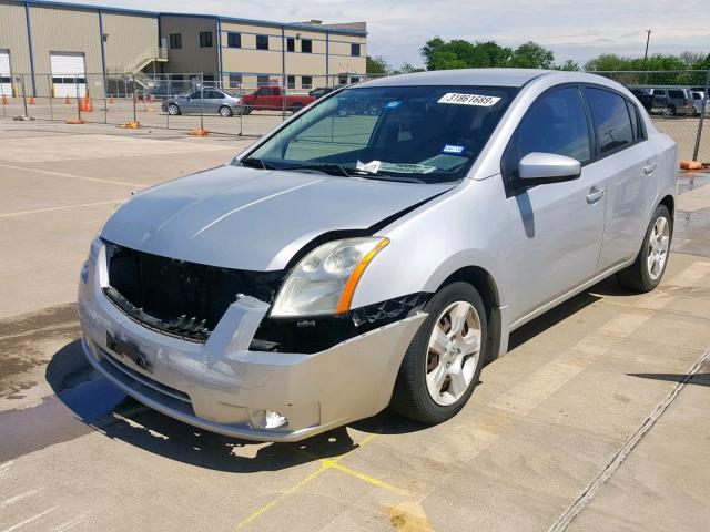 3N1AB61E08L729452 - 2008 NISSAN SENTRA 2.0 SILVER photo 2