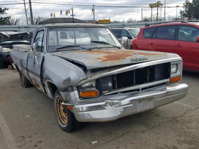 1B7FD04H6HS446278 - 1987 DODGE D-SERIES D SILVER photo 1