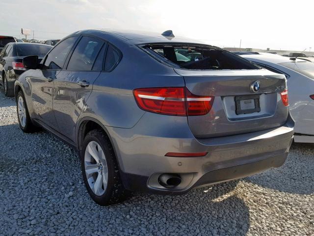 5UXFG2C57E0K41701 - 2014 BMW X6 XDRIVE3 GRAY photo 3