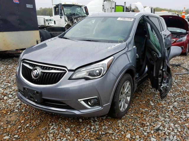 LRBFXCSA8KD000707 - 2019 BUICK ENVISION E GRAY photo 2