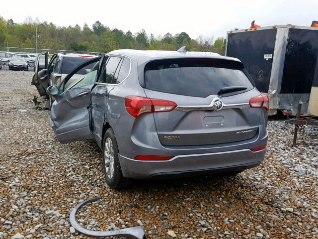 LRBFXCSA8KD000707 - 2019 BUICK ENVISION E GRAY photo 4