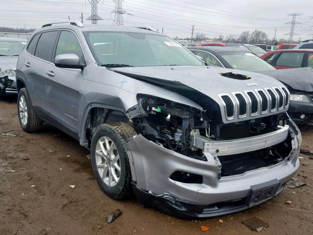 1C4PJMCB0FW758832 - 2015 JEEP CHEROKEE L SILVER photo 1