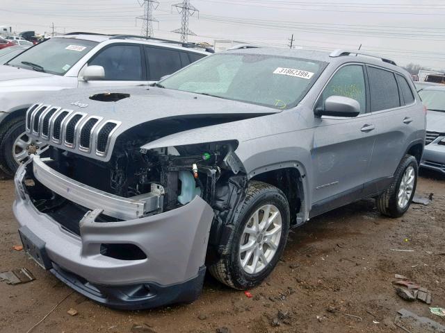 1C4PJMCB0FW758832 - 2015 JEEP CHEROKEE L SILVER photo 2