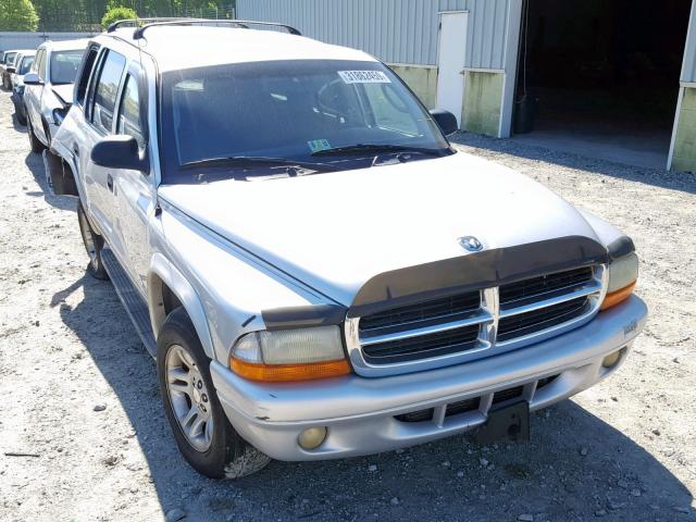 1D4HR48N13F503671 - 2003 DODGE DURANGO SL SILVER photo 1