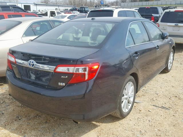 4T1BD1FK7CU028088 - 2012 TOYOTA CAMRY HYBR CHARCOAL photo 4