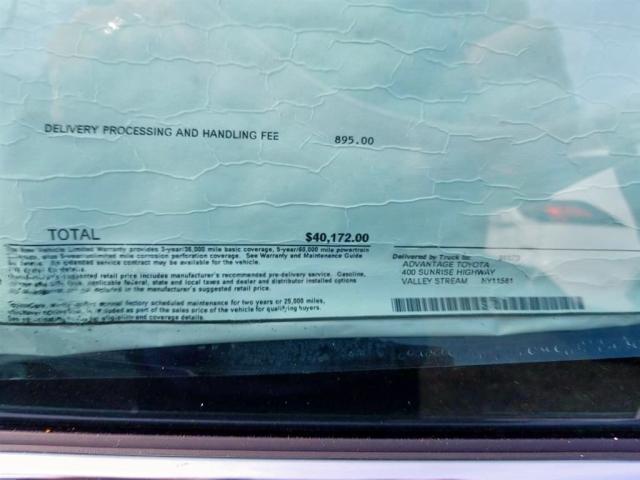 4T1BZ1FB8KU003653 - 2019 TOYOTA AVALON XLE SILVER photo 10