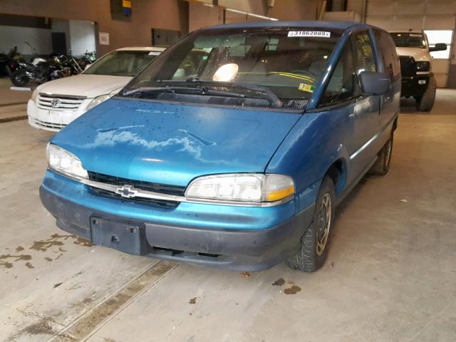 1GNDU06D9ST149659 - 1995 CHEVROLET LUMINA APV TEAL photo 2