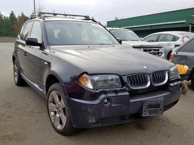 WBXPA93444WA65540 - 2004 BMW X3 3.0I BLACK photo 1