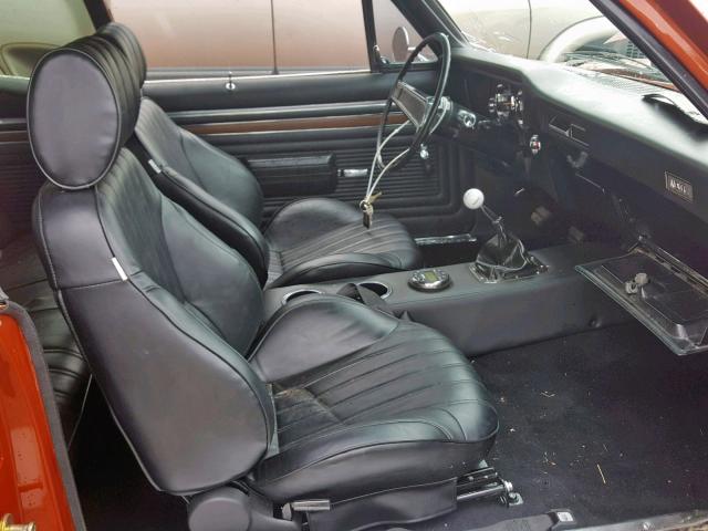 114271W145454 - 1971 CHEVROLET NOVA ORANGE photo 5