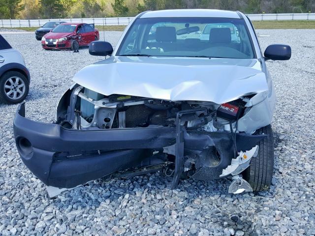 5TENX22N77Z451233 - 2007 TOYOTA TACOMA SILVER photo 9