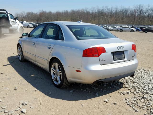 WAUDG68E55A477828 - 2005 AUDI A4 3.2 QUA SILVER photo 3