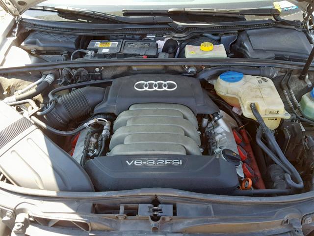 WAUDG68E55A477828 - 2005 AUDI A4 3.2 QUA SILVER photo 7