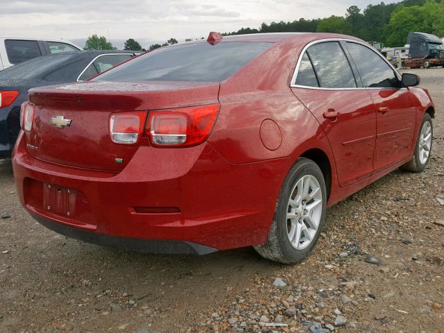 1G11C5SLXEF242775 - 2014 CHEVROLET MALIBU 1LT 红色 照片 4
