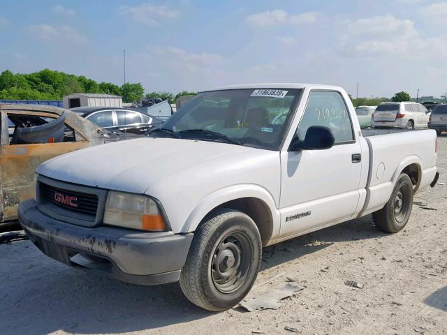 1GTCS1445WK501280 - 1998 GMC SONOMA WHITE photo 2