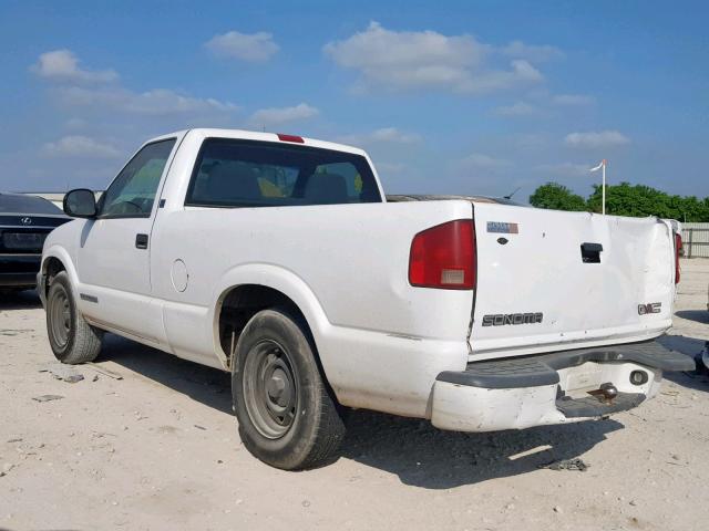 1GTCS1445WK501280 - 1998 GMC SONOMA WHITE photo 3