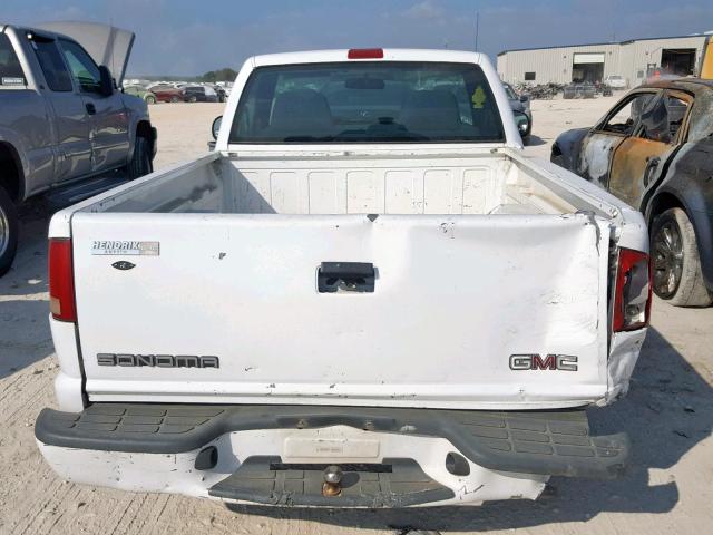 1GTCS1445WK501280 - 1998 GMC SONOMA WHITE photo 6