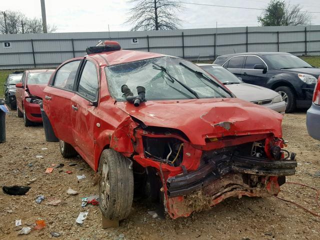 KL1TG56608B118204 - 2008 CHEVROLET AVEO LT RED photo 1