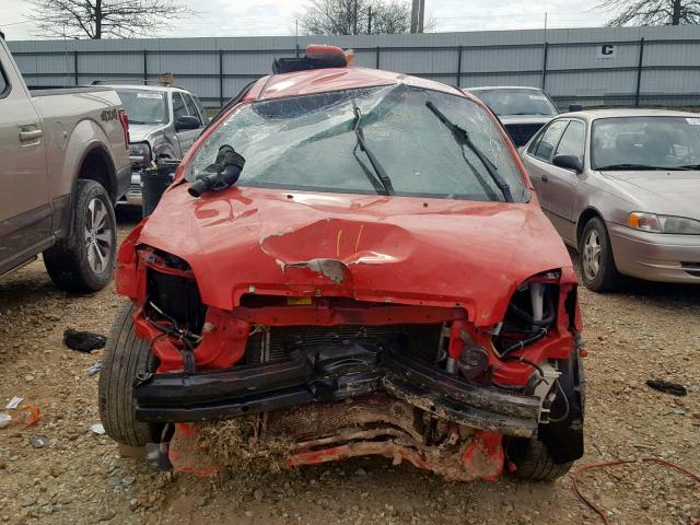 KL1TG56608B118204 - 2008 CHEVROLET AVEO LT RED photo 7