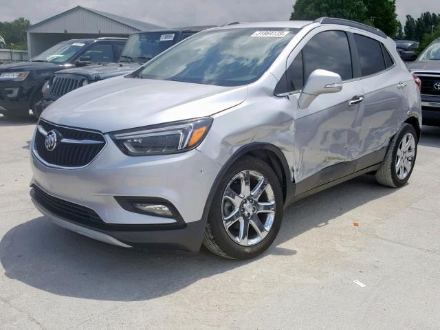KL4CJCSB0HB097303 - 2017 BUICK ENCORE ESS SILVER photo 2