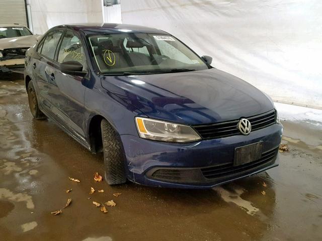 3VW1K7AJ2BM098041 - 2011 VOLKSWAGEN JETTA BASE BLUE photo 1