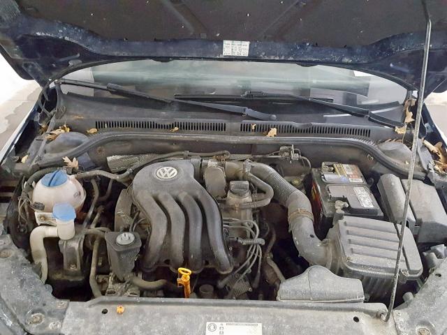 3VW1K7AJ2BM098041 - 2011 VOLKSWAGEN JETTA BASE BLUE photo 7