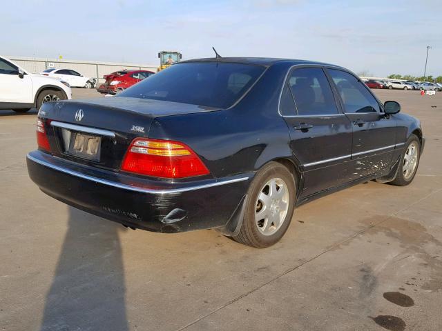 JH4KA96682C006862 - 2002 ACURA 3.5RL BLACK photo 4