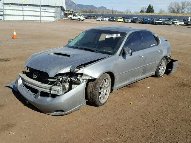 4S3BL676866206301 - 2006 SUBARU LEGACY GT SILVER photo 2