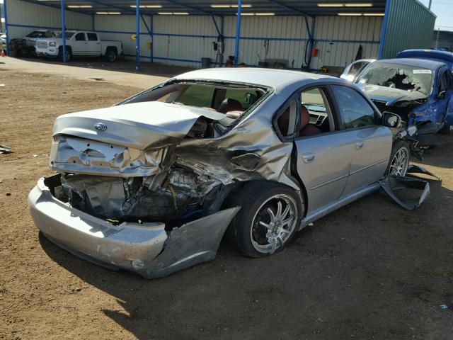 4S3BL676866206301 - 2006 SUBARU LEGACY GT SILVER photo 4