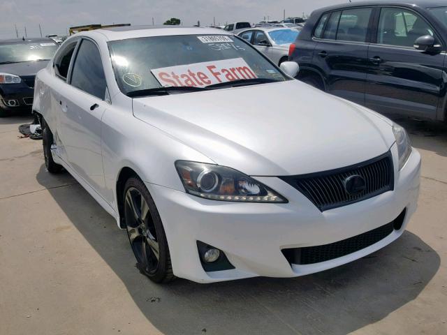 JTHBF5C22C5165989 - 2012 LEXUS IS 250 WHITE photo 1