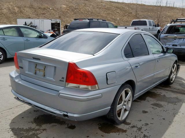 YV1RH527562558215 - 2006 VOLVO S60 R SILVER photo 4