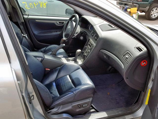 YV1RH527562558215 - 2006 VOLVO S60 R SILVER photo 5