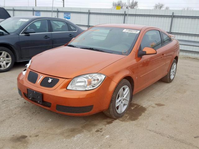 1G2AL15F077244879 - 2007 PONTIAC G5 ORANGE photo 2