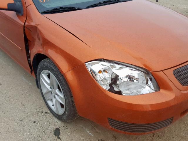 1G2AL15F077244879 - 2007 PONTIAC G5 ORANGE photo 9