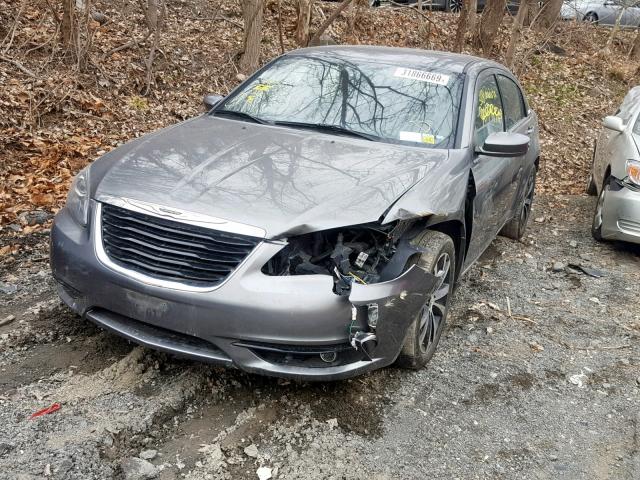 1C3CCBBG3DN712039 - 2013 CHRYSLER 200 TOURIN GRAY photo 2