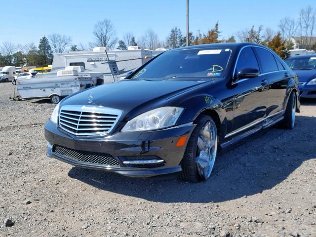 WDDNG71XX7A015332 - 2007 MERCEDES-BENZ S 550 BLACK photo 2