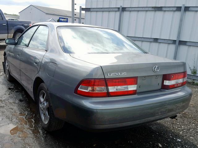 JT8BF28G3Y5088737 - 2000 LEXUS ES 300 GREEN photo 3